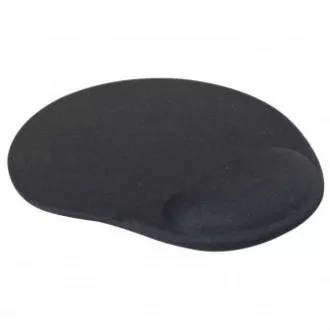 Mouse pad, ergonomic, gel, negru, Logo, REDUCERE