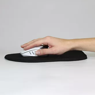 Mouse pad, ergonomic, gel, negru, Logo, REDUCERE
