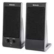 Boxe Defender SPK-170, 2.0, 4W, negru, control volum, carcasă ecranată magnetic, mufă pentru căști, 200Hz~18k