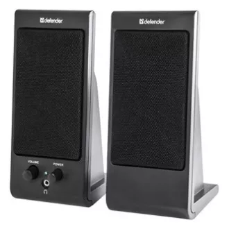 Boxe Defender SPK-170, 2.0, 4W, negru, control volum, carcasă ecranată magnetic, mufă pentru căști, 200Hz~18k