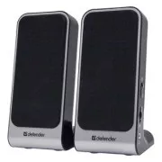 Boxe Defender SPK-225, 2.0, 4W, gri, control volum, carcasă ecranată magnetic, mufă pentru căști, 200Hz~18kHz