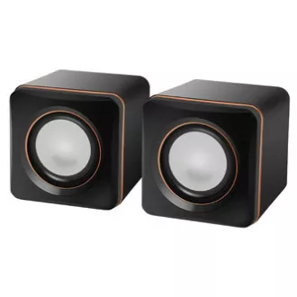 Boxe Defender SPK-33, 2.0, 5W, negre, dimensiuni compacte