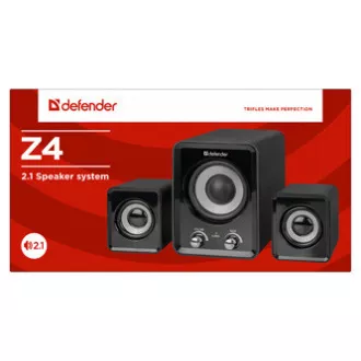 Boxe Defender Z4, 2.1, 11W, negre, control volum, control bas, 50Hz~20kHz