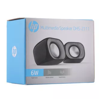 Difuzoare HP DHS-2111, 2.0, 6W, negre, control volum, plastic