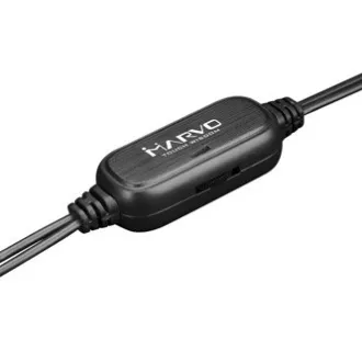 Difuzoare Marvo SG-118, 6W, negre, iluminate din spate