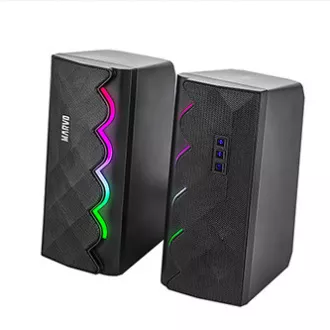 Difuzoare Marvo SG-269, 6W, negre, Bluetooth, retroiluminate