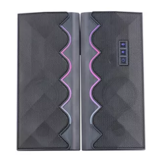 Difuzoare Marvo SG-269, 6W, negre, Bluetooth, retroiluminate