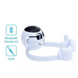 Difuzor Bluetooth Promate Ape, Li-Ion, 1.0, 3W, alb, pentru copii, suport telefon, PREVÂNZARE Difuzor Bluetooth Promate Ape, Li-Ion, 1.0, 3W, alb, pentru copii, suport telefon, PREVÂNZARE