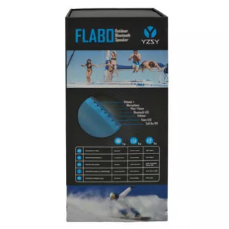 Difuzor Bluetooth YZSY FLABO, 2x5W, albastru, control volum, LIVRARE