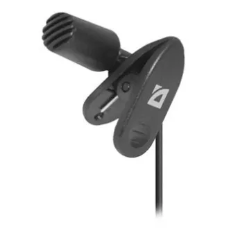 Defender, microfon cu clips, MIC-109, fara control volum, negru, handsfree