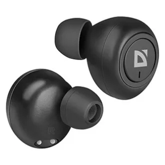 Căști Defender Twins 638 cu microfon, wireless, negre, intraauriculare, BT 5.0, TWS, carcasă de încărcare tip Bluetooth, REDUCERE