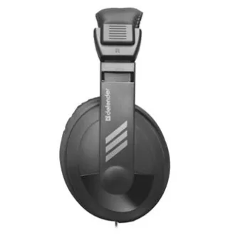 Căști Defender Gryphon 751, cu fir, negre, închise, mufă de 3,5 mm