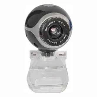 Cameră web Defender C-090, neagră, 0.3 Mpix, USB 2.0, pentru notebook/LCD