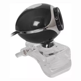 Cameră web Defender C-090, neagră, 0.3 Mpix, USB 2.0, pentru notebook/LCD