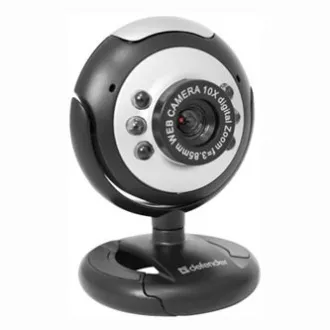 Cameră web Defender C-110, negru-gri 0.3 Mpix, USB 2.0, pentru notebook/LCD
