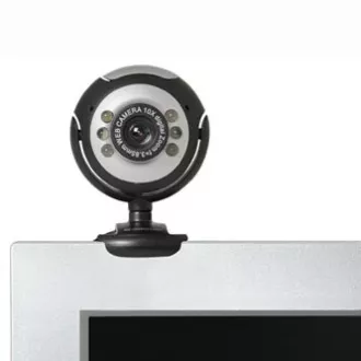 Cameră web Defender C-110, negru-gri 0.3 Mpix, USB 2.0, pentru notebook/LCD
