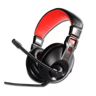 Căști E-blue Conqueror I. cu microfon, cu fir, negre, 2x jack de 3,5 mm Căști E-blue Conqueror I. cu microfon, cu fir, negre, 2x jack de 3,5 mm