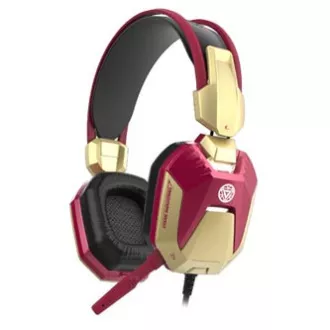Căști de gaming E-blue IRON MAN EHS908 cu microfon, cu fir, roșii, 2x jack de 3,5 mm + USB, LA REDUCERE Căști de gaming E-blue IRON MAN EHS908 cu microfon, cu fir, roșii, 2x jack de 3,5 mm + USB, LA REDUCERE