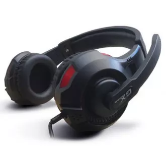 Căști Genius HS-G600V cu microfon, cu fir, negre, 2.0, căști de gaming, drivere de 40 mm, 2x jack de 3,5 mm + USB