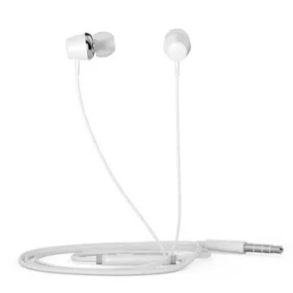 Căști HP DHE-7000 cu microfon, cu fir, albe, 2.0, tip mufă jack de 3,5 mm