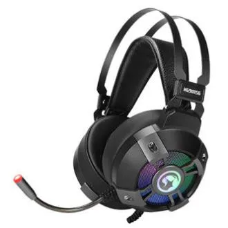 Căști Marvo HG9015G cu microfon, cu fir, negre, 7.1 (virtual), USB - Utilizat Căști Marvo HG9015G cu microfon, cu fir, negre, 7.1 (virtual), USB - Utilizat
