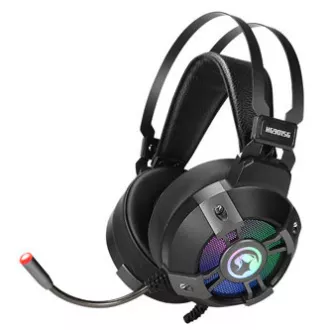 Căști Marvo HG9015G cu microfon, cu fir, negre, 7.1 (virtual), USB Căști Marvo HG9015G cu microfon, cu fir, negre, 7.1 (virtual), USB