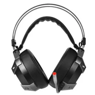 Căști Marvo HG9015G cu microfon, cu fir, negre, 7.1 (virtual), USB - Utilizat Căști Marvo HG9015G cu microfon, cu fir, negre, 7.1 (virtual), USB - Utilizat