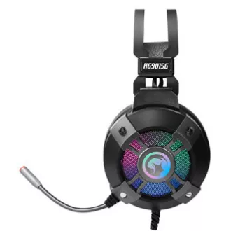 Căști Marvo HG9015G cu microfon, cu fir, negre, 7.1 (virtual), USB Căști Marvo HG9015G cu microfon, cu fir, negre, 7.1 (virtual), USB