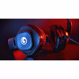 Căști Marvo HG8929 cu microfon, cu fir, negre, iluminate din spate, jack de 3,5 mm + splitter + USB Căști Marvo HG8929 cu microfon, cu fir, negre, iluminate din spate, jack de 3,5 mm + splitter + USB