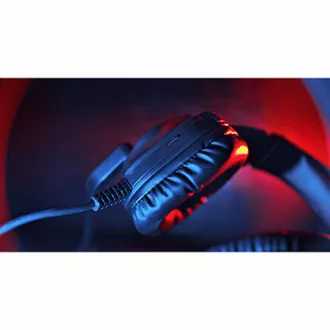 Căști Marvo HG8929 cu microfon, cu fir, negre, iluminate din spate, jack de 3,5 mm + splitter + USB Căști Marvo HG8929 cu microfon, cu fir, negre, iluminate din spate, jack de 3,5 mm + splitter + USB