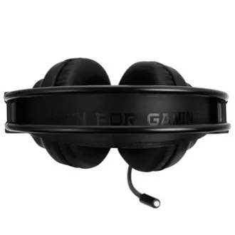 Căști Marvo HG8935 cu microfon, cu fir, negre, iluminate din spate, USB