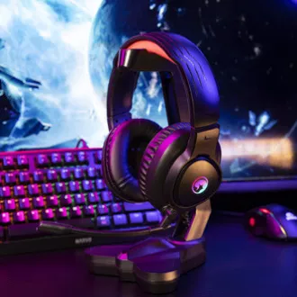 Căști Marvo HG8958 cu microfon, cu fir, negre, pentru gaming, mufă de 3,5 mm + splitter + USB Căști Marvo HG8958 cu microfon, cu fir, negre, pentru gaming, mufă de 3,5 mm + splitter + USB
