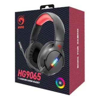 Căști Marvo HG9065 cu microfon, cu fir, negre, 7.1 (virtual), gaming Căști Marvo HG9065 cu microfon, cu fir, negre, 7.1 (virtual), gaming