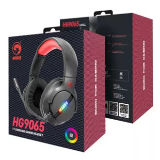 Căști Marvo HG9065 cu microfon, cu fir, negre, 7.1 (virtual), gaming Căști Marvo HG9065 cu microfon, cu fir, negre, 7.1 (virtual), gaming
