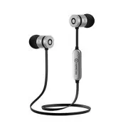 Căști Bluetooth fără fir Powerton LIFE ARIVO, negru-argintiu
