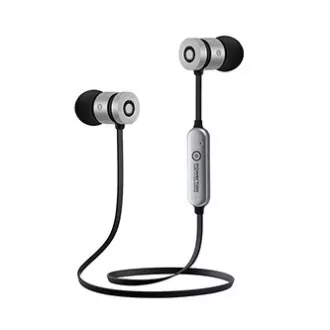 Căști Bluetooth fără fir Powerton LIFE ARIVO, negru-argintiu