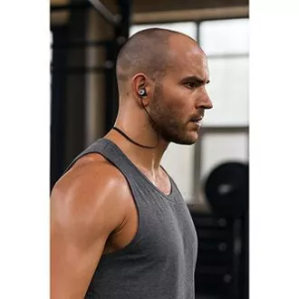 Căști Bluetooth fără fir Powerton LIFE ARIVO, negru-argintiu