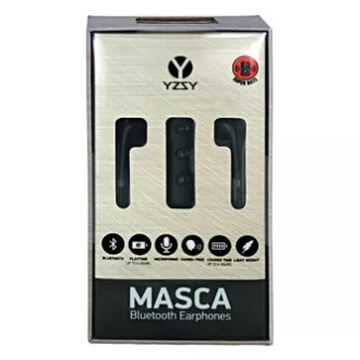 Căști YZSY MASCA cu microfon, wireless, negre, bluetooth, RETAIL Căști YZSY MASCA cu microfon, wireless, negre, bluetooth, RETAIL