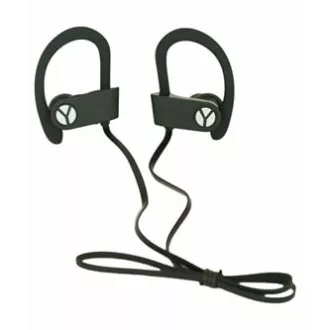 Căști YZSY DINOX cu microfon, wireless, negre, bluetooth
