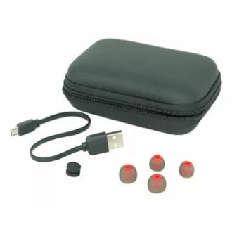 Căști YZSY DINOX cu microfon, wireless, negre, bluetooth