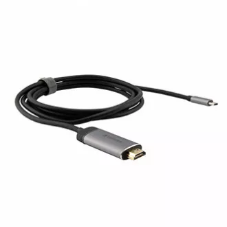 Hub USB (3.1) 1 port, 49144, gri, lungime cablu 1,5 m, Verbatim, adaptor USB C la HDMI