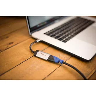 Hub USB (3.1) 1 port, 49143, gri, lungime cablu 10 cm, Verbatim, 1x HDMI