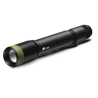 Lanterna LED, 2xAA, metal, negru, 150lm, C33