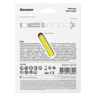 Lanterna LED, 2xAA, metal, negru, 150lm, C33
