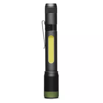 Lanterna LED, 2xAA, metal, negru, 150lm, C33