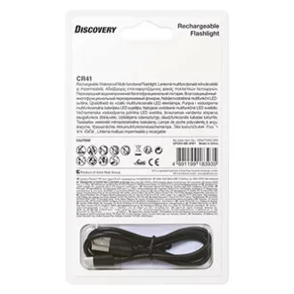 Lanterna LED, Li-Ion 3.7V/2500mAh, metal, negru, 650lm, CR41