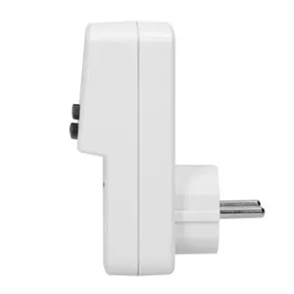 Priza cu timer electronic Mini 230V, 50Hz, max 1800W, alb, Virone, timer, 10 programe, 2P+Z