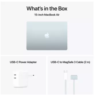 Apple MacBook Air 15,3" 2880x1864/10C M4/10C GPU/24GB/512GB_SSD/US/albastru ceruleu (2025) versiune tastatură US