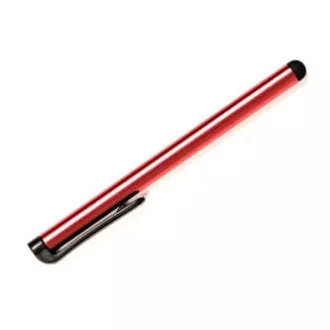 Stilo tactil, capacitiv, metalic, roșu, pentru iPad și tabletă