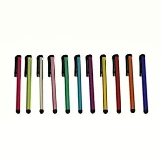 Stilo tactil, capacitiv, metalic, roșu, pentru iPad și tabletă